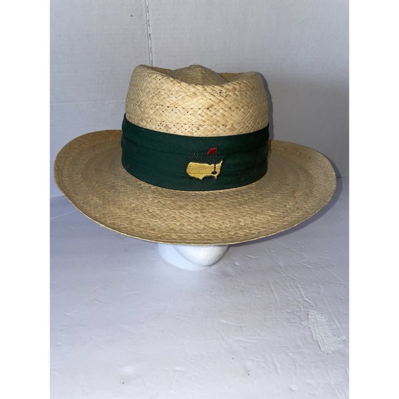 Masters Augusta National Golf Straw Sun Hat Size L/XL Biltmore Vintage - Picture 1 of 10